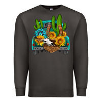 Smoke western truck Horseshoe Premium Sweatshirt - HRA Design Shop