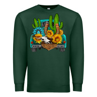 Sports Green western truck Horseshoe Premium Sweatshirt - HRA Design Shop