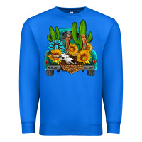 True Royal western truck Horseshoe Premium Sweatshirt - HRA Design Shop