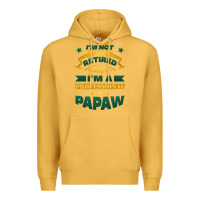 Mustard i'm not retired i'm a professional papaw Premium Hoodie - Jasminsmagicworld