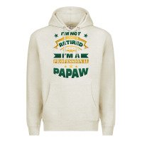 Oatmeal Heather i'm not retired i'm a professional papaw Premium Hoodie - Jasminsmagicworld