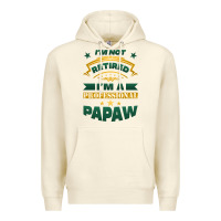 Sandshell i'm not retired i'm a professional papaw Premium Hoodie - Jasminsmagicworld