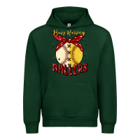 Forest Green busy raising ballers malia Urban Hoodie - MaliasSmallBusiness
