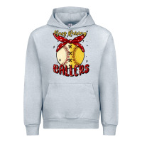 Heather Grey busy raising ballers malia Urban Hoodie - MaliasSmallBusiness
