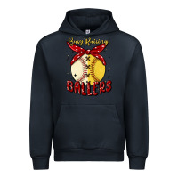 Navy busy raising ballers malia Urban Hoodie - MaliasSmallBusiness