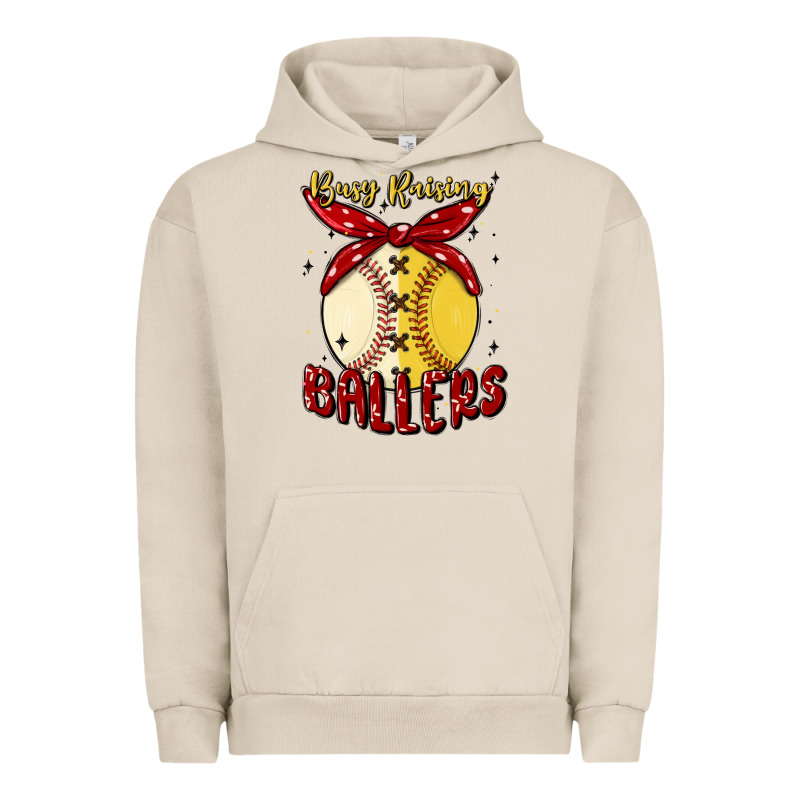 Busy Raising Ballers Malia Urban Hoodie by MaliasSmallBusiness | Teevron
