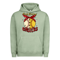 Pigment Oil Green busy raising ballers malia Urban Hoodie - MaliasSmallBusiness