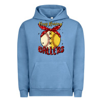 Pigment Pebble Blue busy raising ballers malia Urban Hoodie - MaliasSmallBusiness