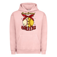 Pigment Salmon busy raising ballers malia Urban Hoodie - MaliasSmallBusiness