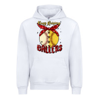 White busy raising ballers malia Urban Hoodie - MaliasSmallBusiness