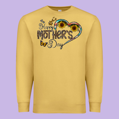 Happy Mother's Day Premium Sweatshirt Designed By Cowhidedigitalart