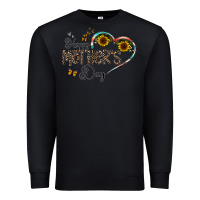 Black happy mother's day Premium Sweatshirt - CowhideDigitalArt