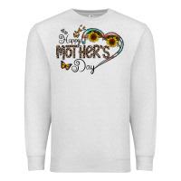 Oatmeal Heather happy mother's day Premium Sweatshirt - CowhideDigitalArt