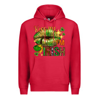 Cardinal kiss me im irish with lip Premium Hoodie - NancyCooperArtShop