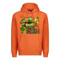 Carrot kiss me im irish with lip Premium Hoodie - NancyCooperArtShop