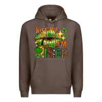 Coffee kiss me im irish with lip Premium Hoodie - NancyCooperArtShop
