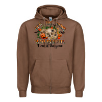 Chestnut it's the most wonderful time of the year Zipper Hoodie - RanaPortraitStore