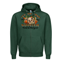 Sports Green it's the most wonderful time of the year Zipper Hoodie - RanaPortraitStore