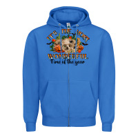 True Royal it's the most wonderful time of the year Zipper Hoodie - RanaPortraitStore