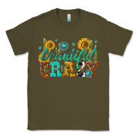 Army Green beautiful crazy Classic Tee - texasbilliewilder