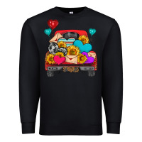 Black western truck with heart Premium Sweatshirt - HRA Design Shop