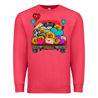 Cardinal western truck with heart Premium Sweatshirt - HRA Design Shop