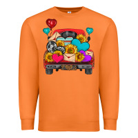 Carrot western truck with heart Premium Sweatshirt - HRA Design Shop