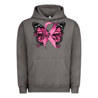 Pigment Tornado breast cancer ribbon  butterfly Urban Hoodie - MaliasSmallBusiness