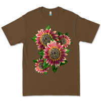 Cacao 4 crimson blaze sunflower Premium Tee - LillyAllenDesigns