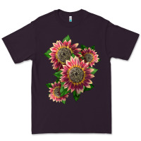 Plum 4 crimson blaze sunflower Premium Tee - LillyAllenDesigns