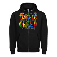 Black teacher can hear what a child cannot say Zipper Hoodie - Zillion Design Studio