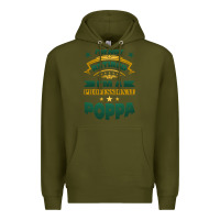 Army Green i'm not retired i'm a professional poppa Premium Hoodie - Jasminsmagicworld