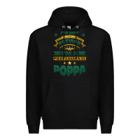 Black i'm not retired i'm a professional poppa Premium Hoodie - Jasminsmagicworld