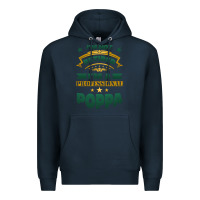 Navy i'm not retired i'm a professional poppa Premium Hoodie - Jasminsmagicworld