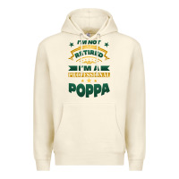 Sandshell i'm not retired i'm a professional poppa Premium Hoodie - Jasminsmagicworld