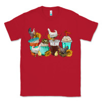 Red chicken coffee cups Classic Tee - texasbilliewilder