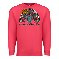 Cardinal happy mother's day rainbow Premium Sweatshirt - CowhideDigitalArt