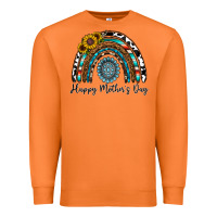 Carrot happy mother's day rainbow Premium Sweatshirt - CowhideDigitalArt