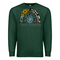 Sports Green happy mother's day rainbow Premium Sweatshirt - CowhideDigitalArt