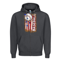 Smoke baseball american flag Zipper Hoodie - texasbilliewilder