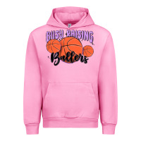 Fuchsia Pink busy raising ballers Urban Hoodie - MaliasSmallBusiness