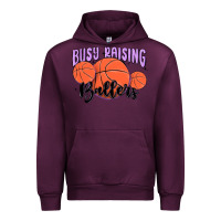 Mauve Wine busy raising ballers Urban Hoodie - MaliasSmallBusiness