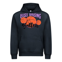 Navy busy raising ballers Urban Hoodie - MaliasSmallBusiness