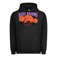 Pigment Black busy raising ballers Urban Hoodie - MaliasSmallBusiness