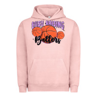 Pigment Salmon busy raising ballers Urban Hoodie - MaliasSmallBusiness