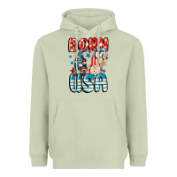 Matcha Born in USA gnomes 4th of July Heavyweight Hoodie - CowGirlArtShop