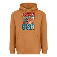 Meerkat Born in USA gnomes 4th of July Heavyweight Hoodie - CowGirlArtShop