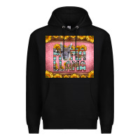 Black mama llama sunflowers Premium Hoodie - LillyAllenDesigns