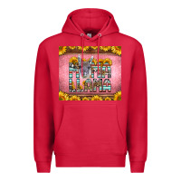 Cardinal mama llama sunflowers Premium Hoodie - LillyAllenDesigns