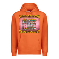 Carrot mama llama sunflowers Premium Hoodie - LillyAllenDesigns